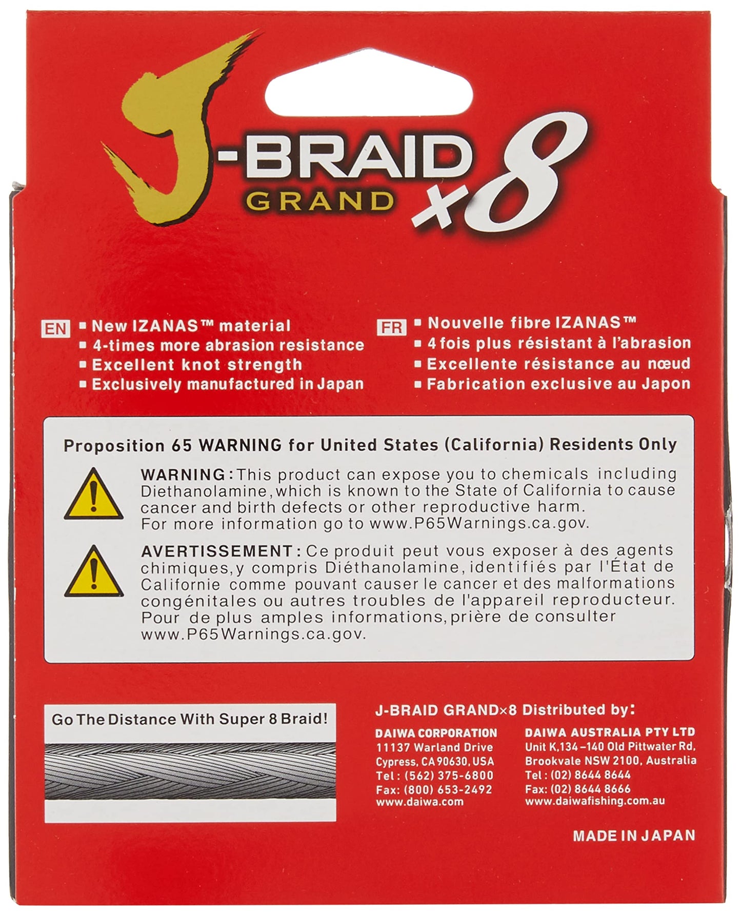 Daiwa J-Braid Grand 8 X 300 YDS Filler Spool