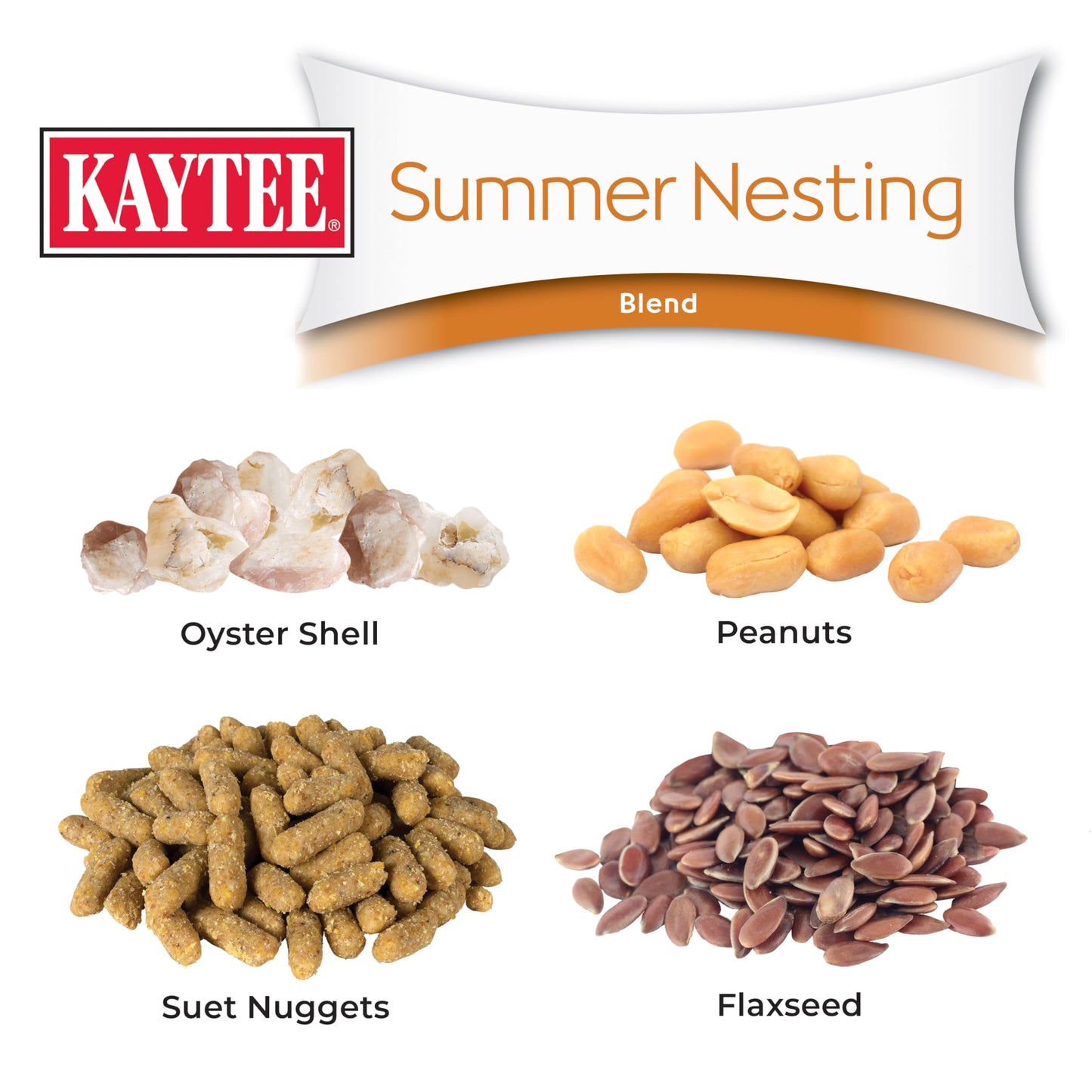 Kaytee Wild Bird Food, Summer Nesting Seed Blend, 8 lb