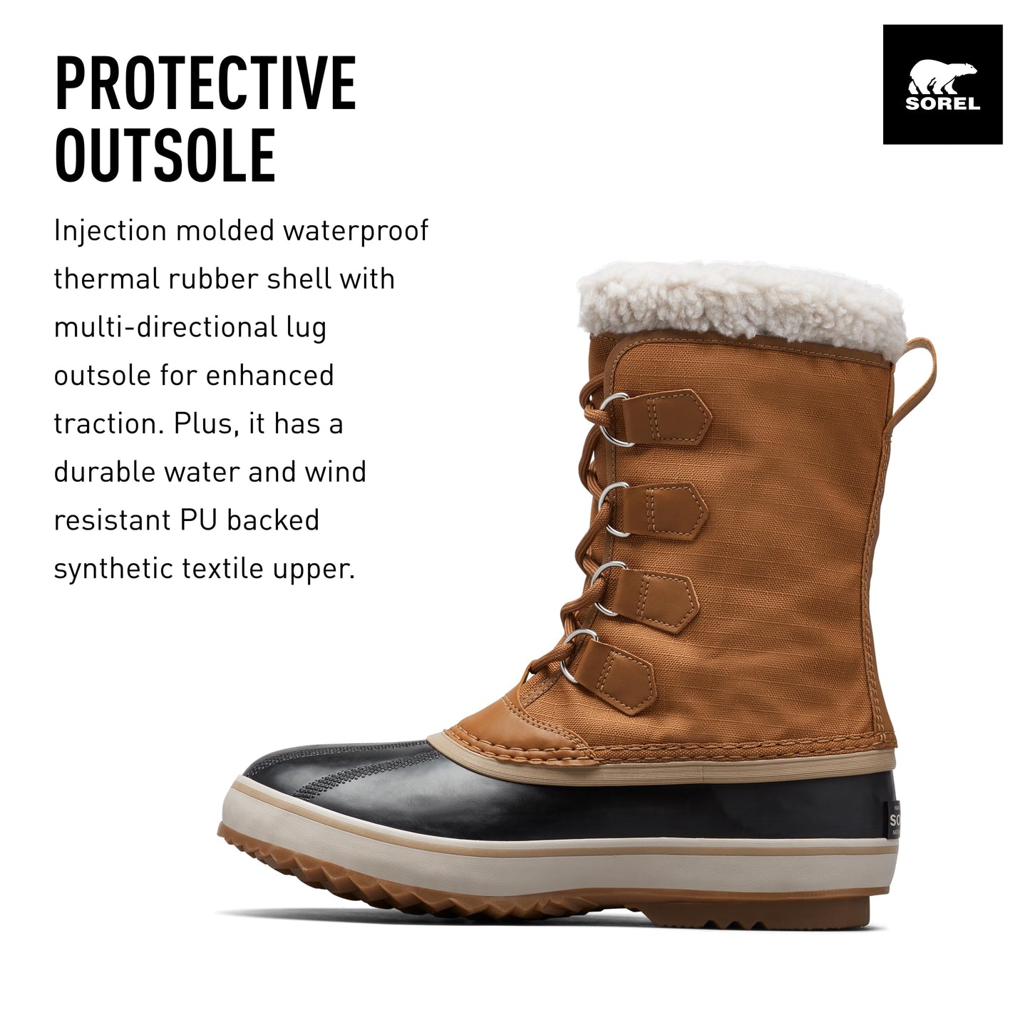 SOREL Men's 1964 Pac Nylon Waterproof Boot