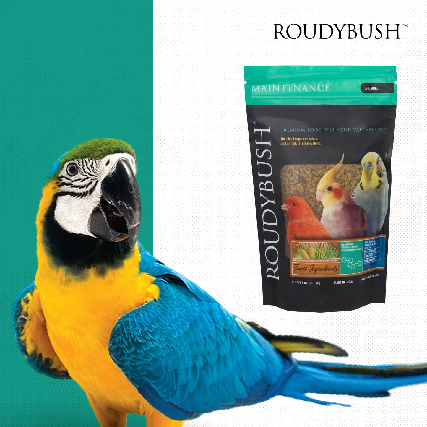 Roudybush Daily Maintenance Bird Food, Mini, 44-Ounce