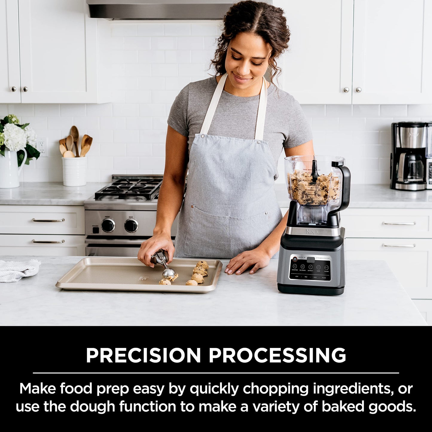 Ninja BN701 Professional Plus Blender, 1400 Peak Watts, 3 Functions for Smoothies, Frozen Drinks & Ice Cream with Auto IQ, 72-oz.* Total Crushing Pitcher & Lid, Dark Grey