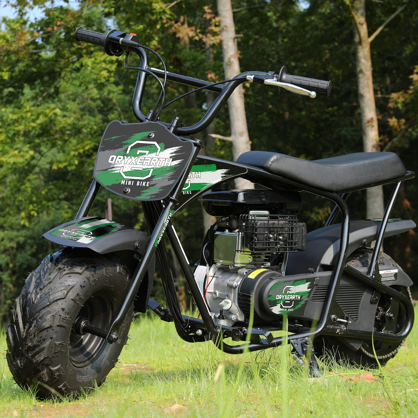 Oryxearth Mini Dirt Bike for Kids, 105CC 4-Stroke Kid Gas Powered Off-Road Pocket Pit Trail Motorcycle W/EPA Approved, Up to 24 Mph Weight Support 185 LBS