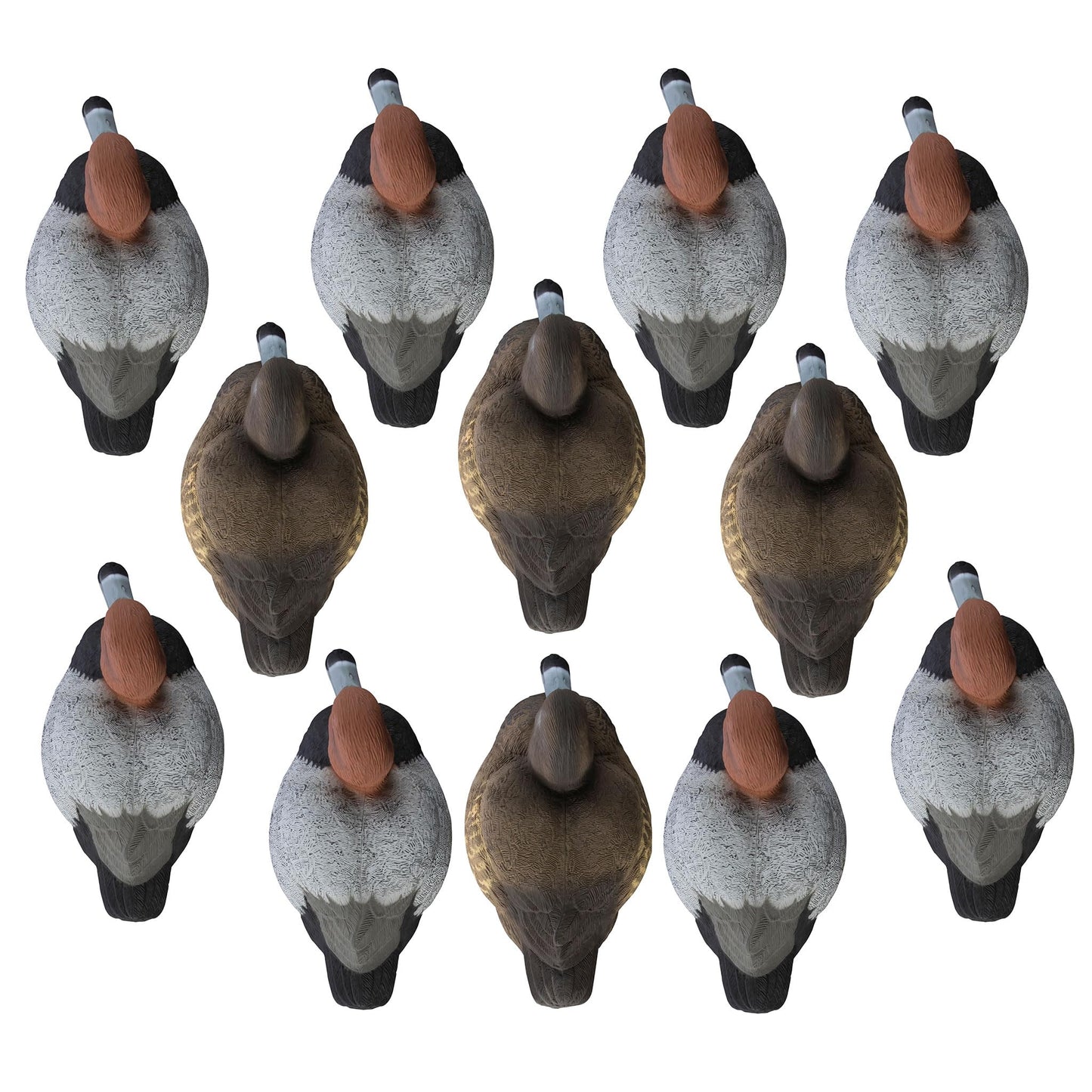 Higdon Outdoors | Standard Red Head Duck Decoys, Foam-Filled