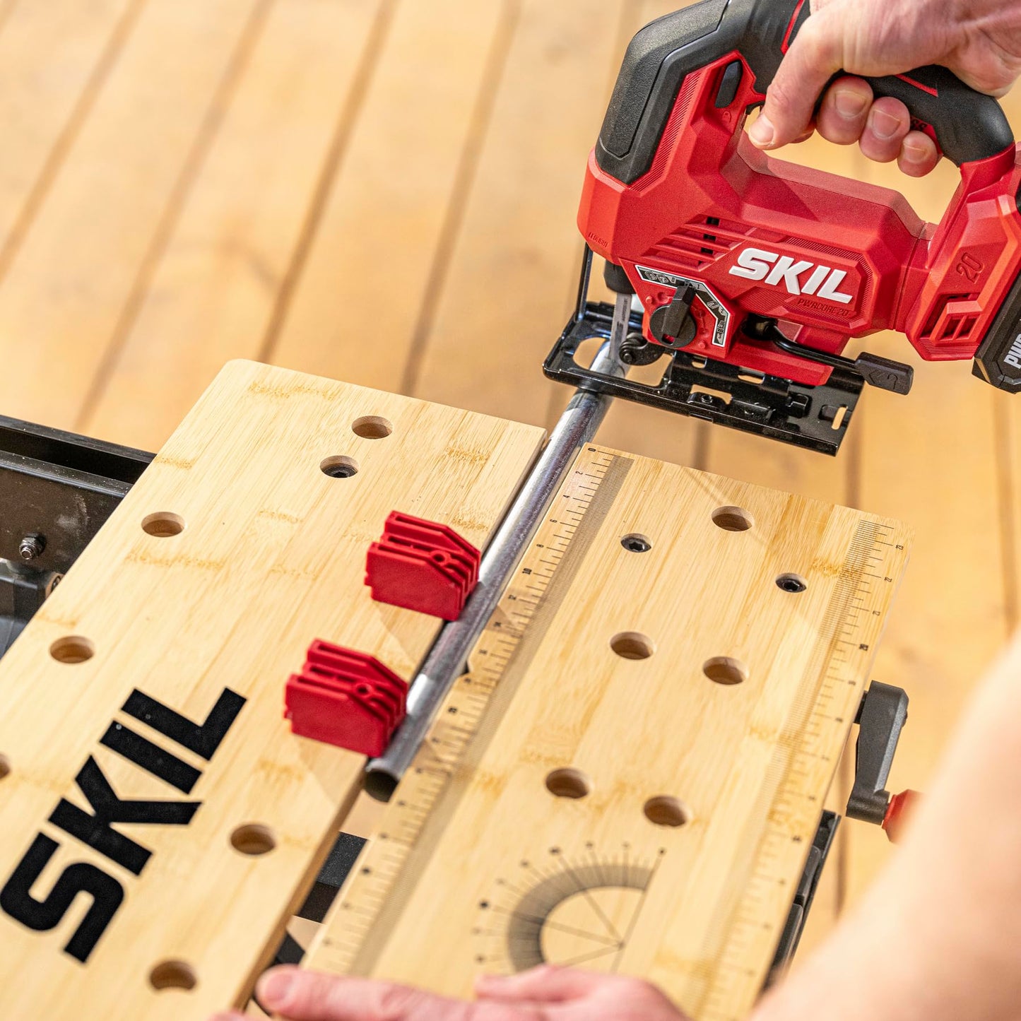 SKIL 15 Amp 10 Inch Portable Jobsite Table Saw with Folding Stand- TS6307-00