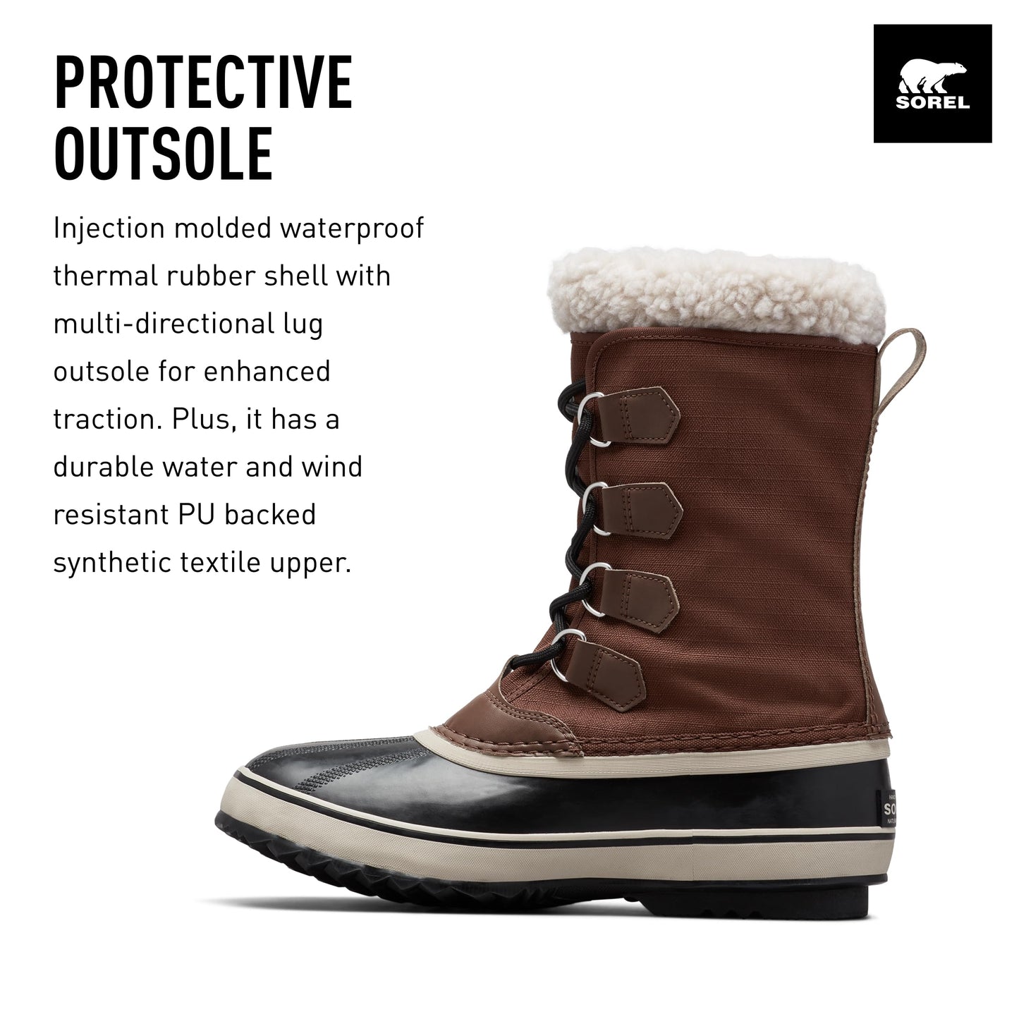 SOREL Men's 1964 Pac Nylon Waterproof Boot