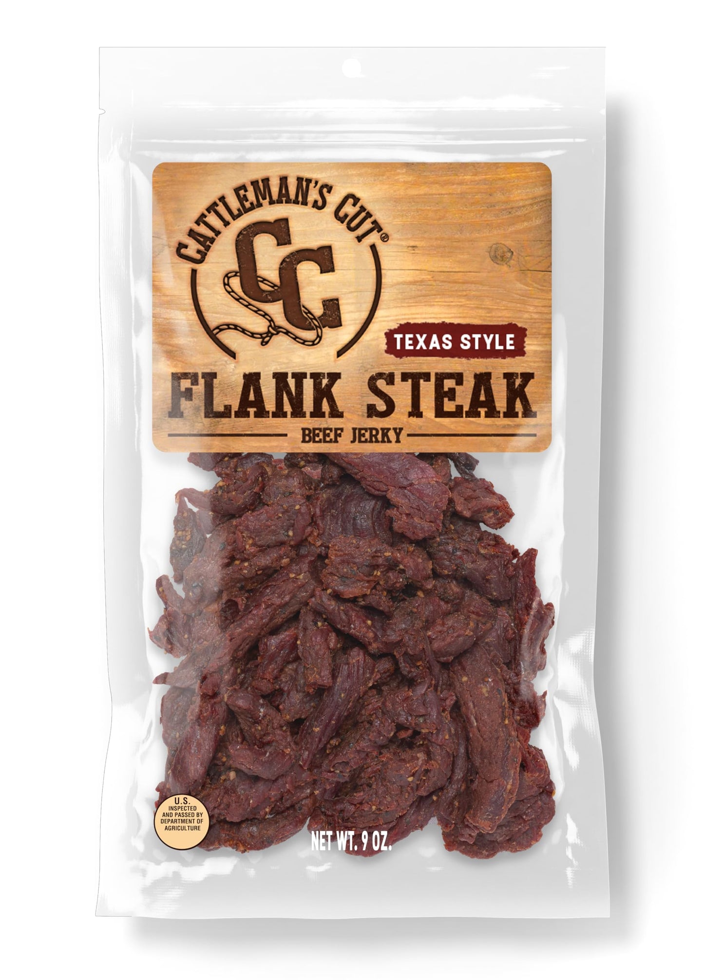 Cattleman's Cut Peppered Steakhouse Beef Jerky, 10 Ounce