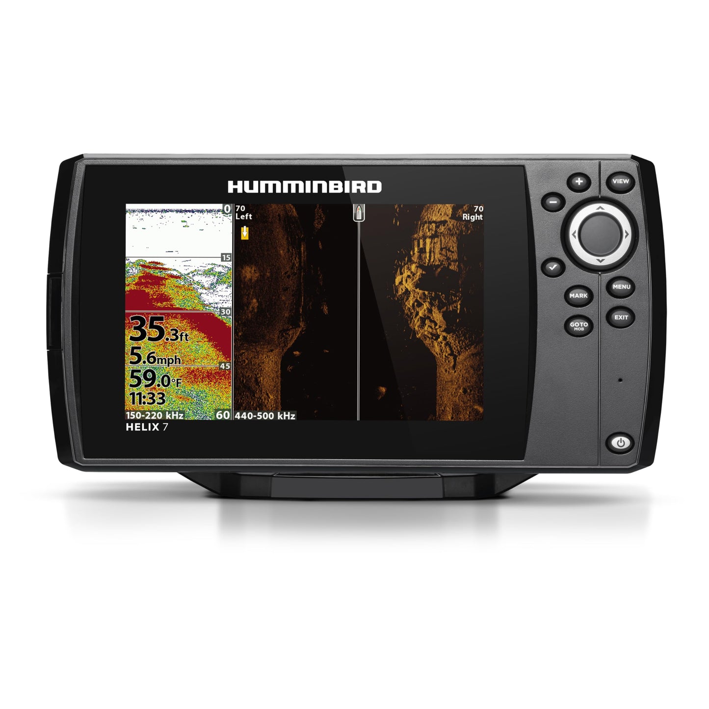 Humminbird Helix 7 G4 GPS Fish Finder with Transducer, Dual Spectrum Chirp Sonar & Side Imaging