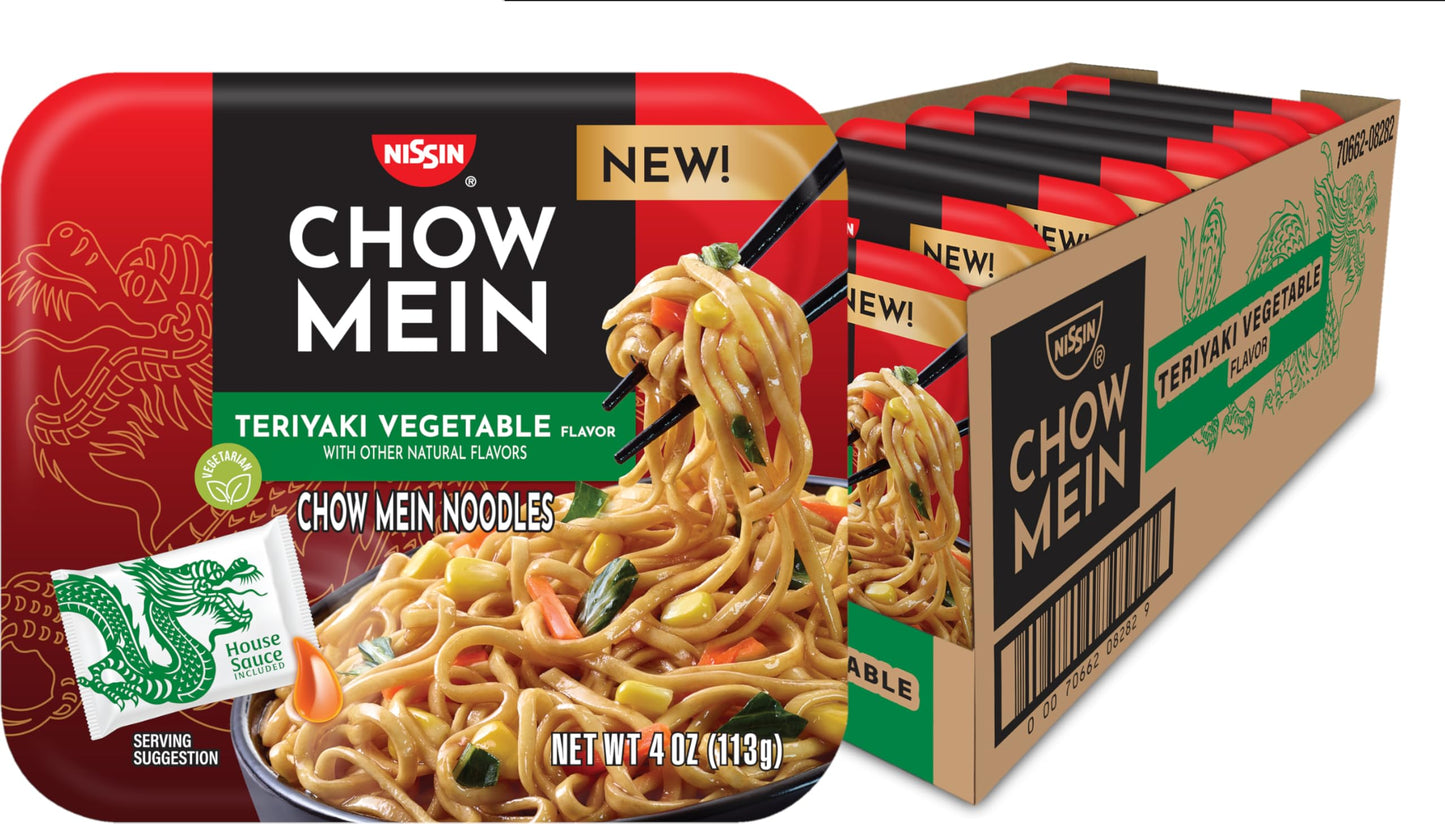 Nissin Cup Noodles Soup, Beef Flavor, Microwaveable Paper Cups, Instant Ramen, 2.25 Ounce (Pack of 12)