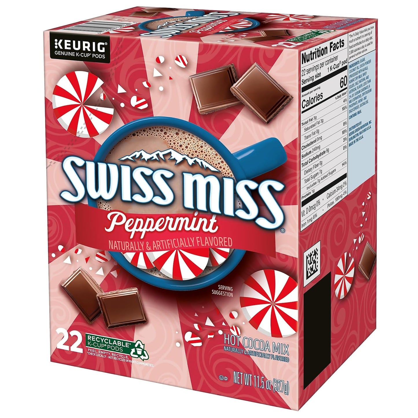 Swiss Miss Milk Chocolate Flavor Hot Cocoa Mix Canister, 76.55 oz.