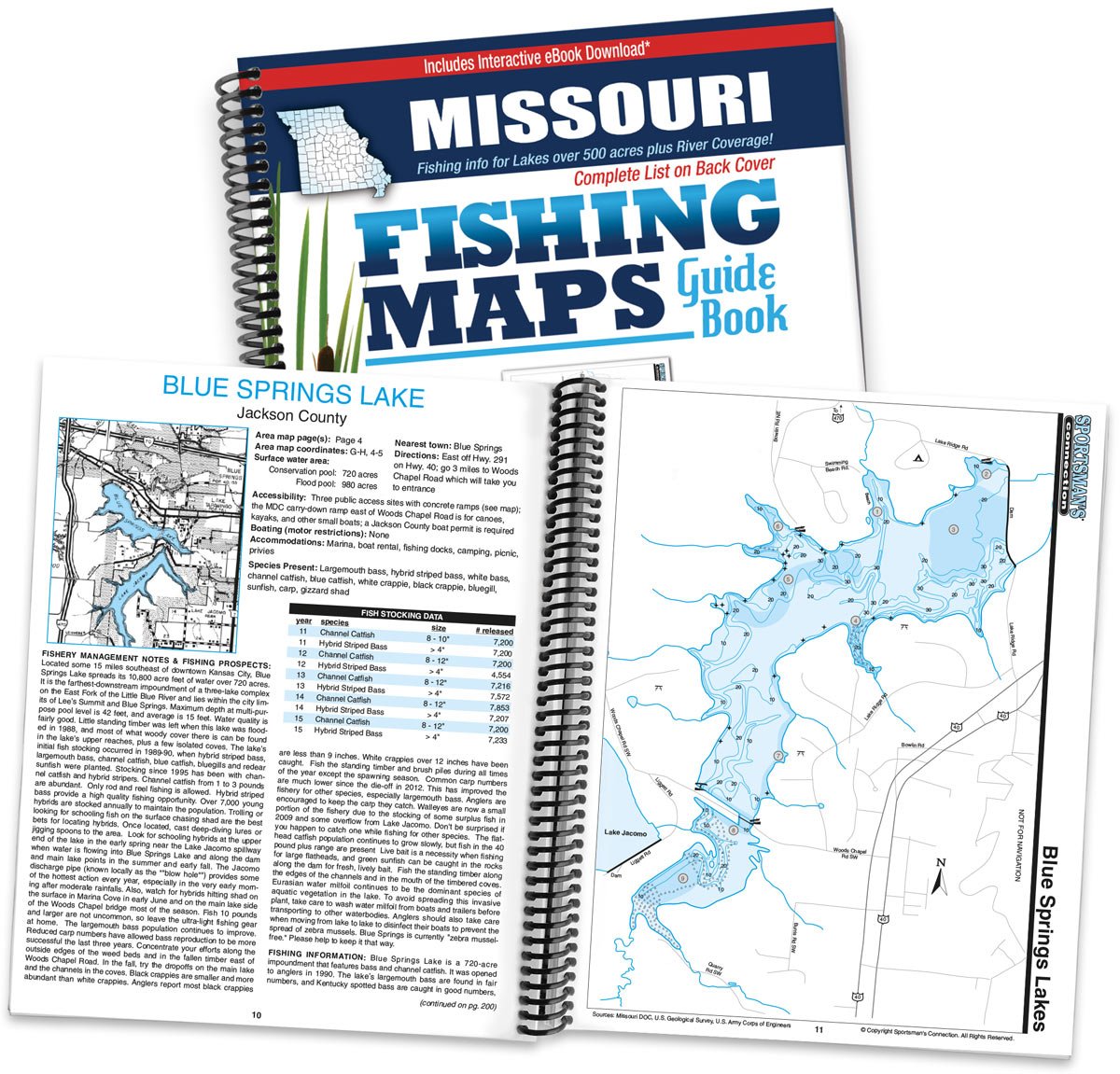 Missouri Fishing Map Guide (Sportsman's Connection)