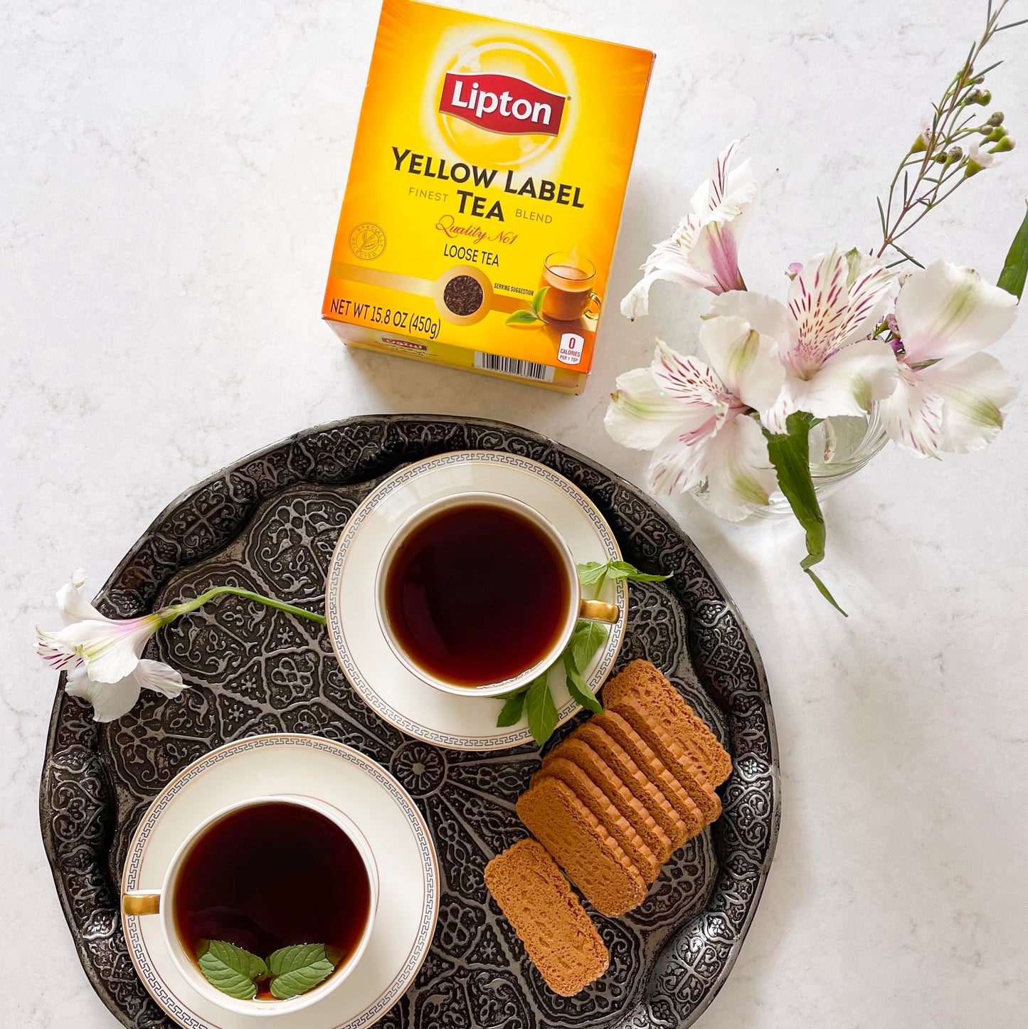 Lipton Yellow Label Tea | International Blend | Lipton Tea Bags |Black Tea| Premium Quality | 200 Grams (Pack of 1)