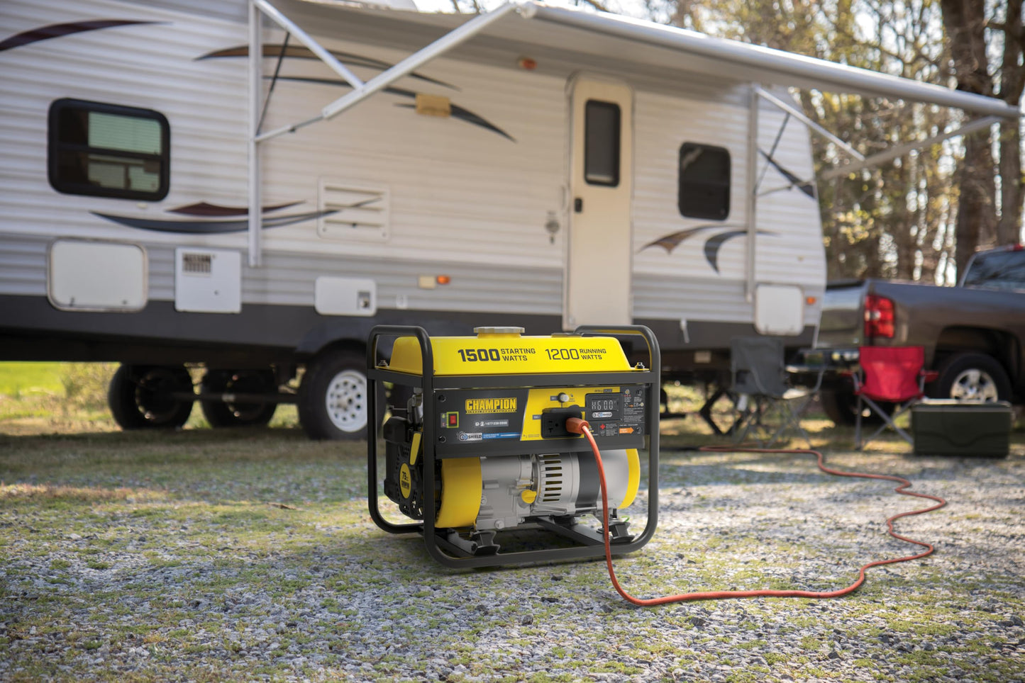 Champion Power Equipment 4375-Watt RV Ready Portable Generator with CO Shield