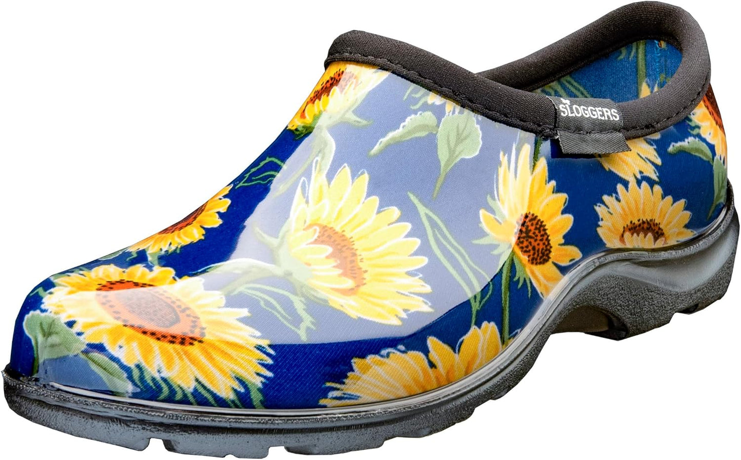 Sloggers Original Waterproof Rain and Garden Shoe for Women– Outdoor Slip-On Garden Clog - Made in The USA with Premium Comfort Insole and Arch Support - Classic Chicken Black, Size 8