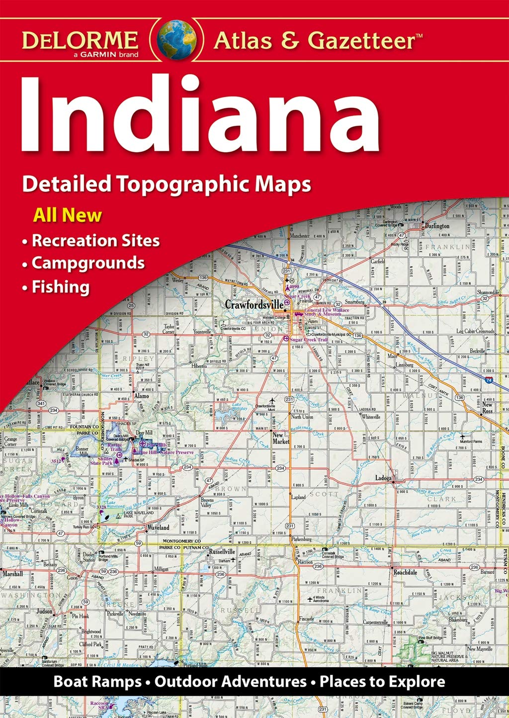 Delorme Atlas & Gazetteer: Indiana