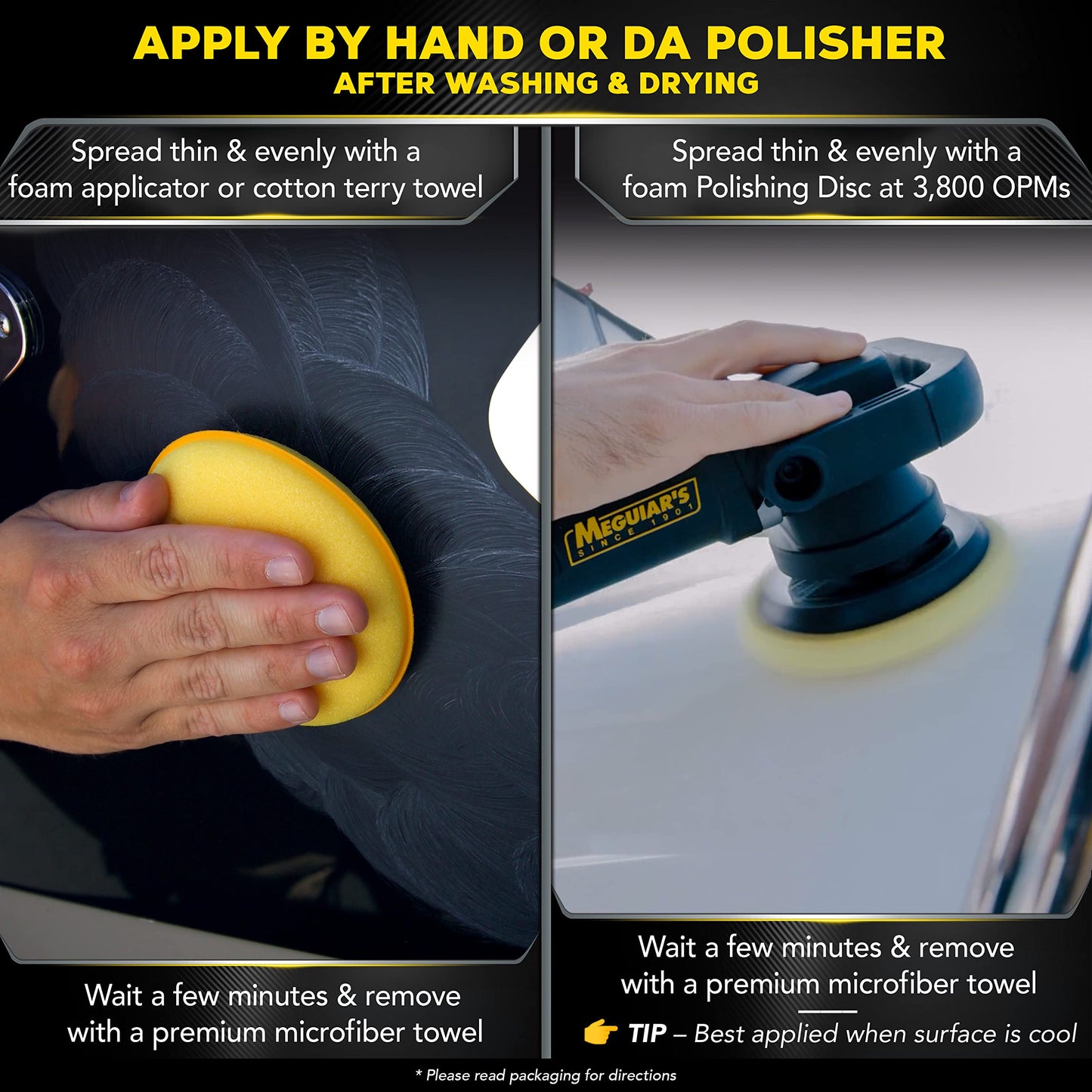 Meguiar's M4965 Marine/RV Fiberglass Restoration System, 3-Piece Marine Fiberglass Repair Kit Featuring Oxidation Remover for Boat Care Plus Boat Polish and Wax