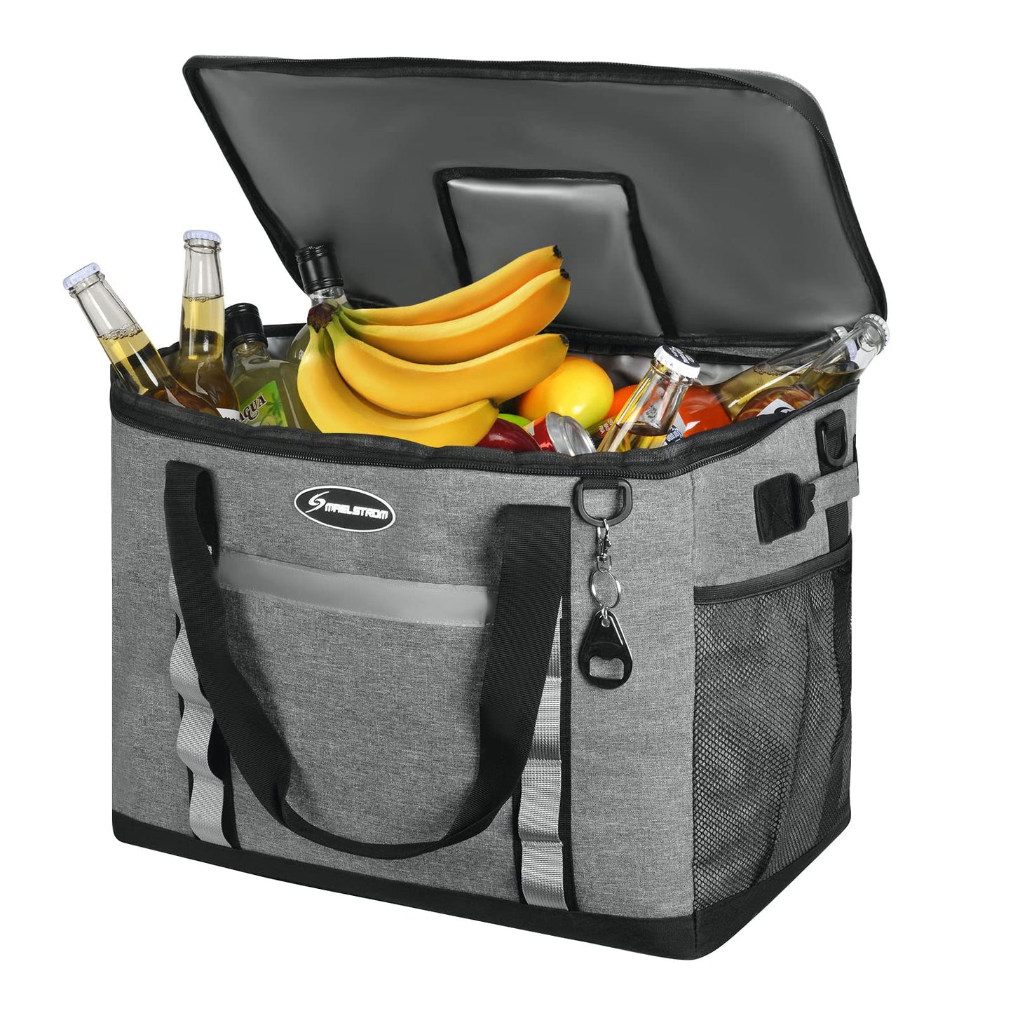 Maelstrom Soft Cooler Bag,Collapsible Soft Sided Cooler,24/30/60/75 Cans Beach Cooler,Ice Chest,Large Leakproof Camping Cooler,Portable Travel Cooler for Grocery Shopping,Camping,Road Trips