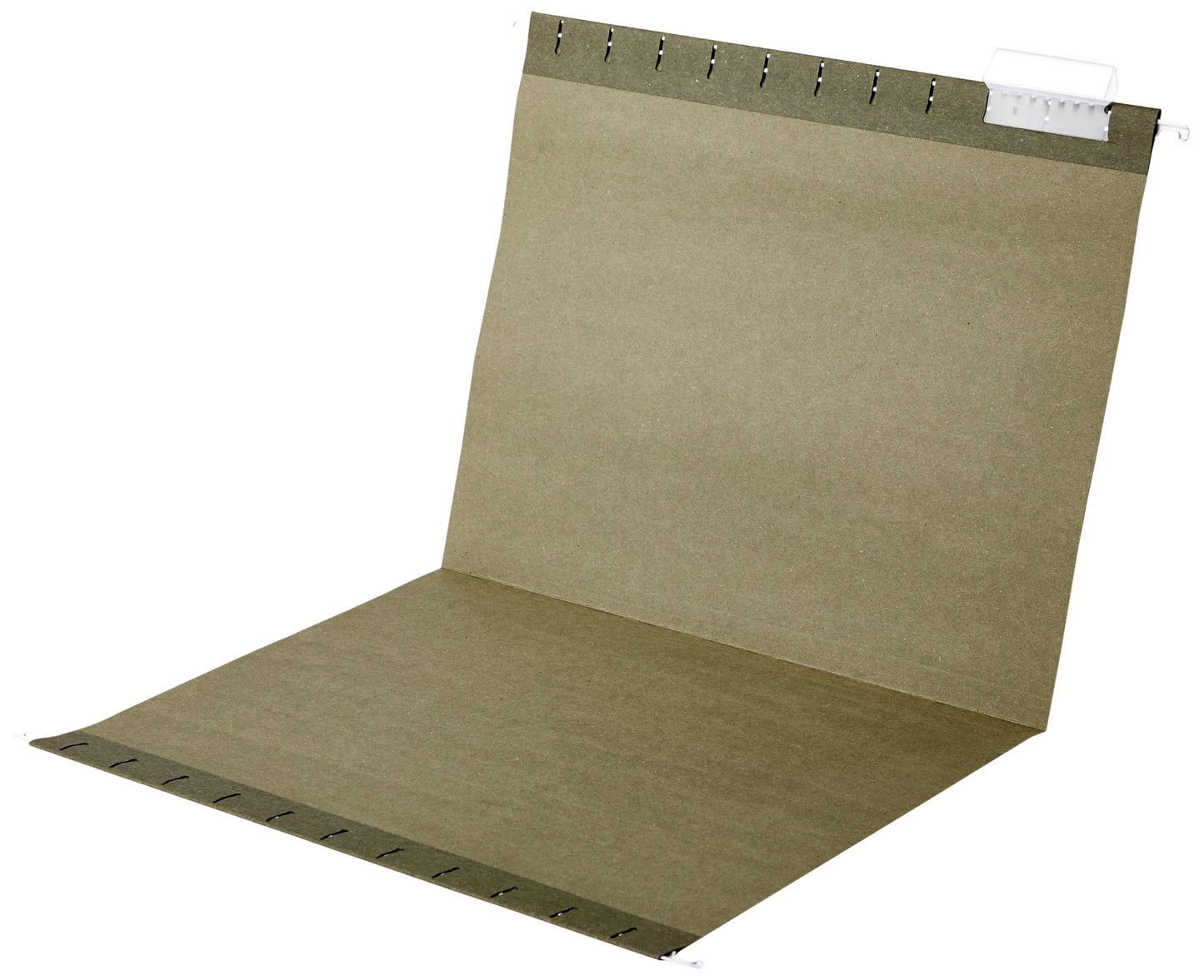Amazon Basics Hanging Organizer File Folders for Efficient Filing, Sturdy, Adjustable Tabs, Letter Size, Pack of 25, Green