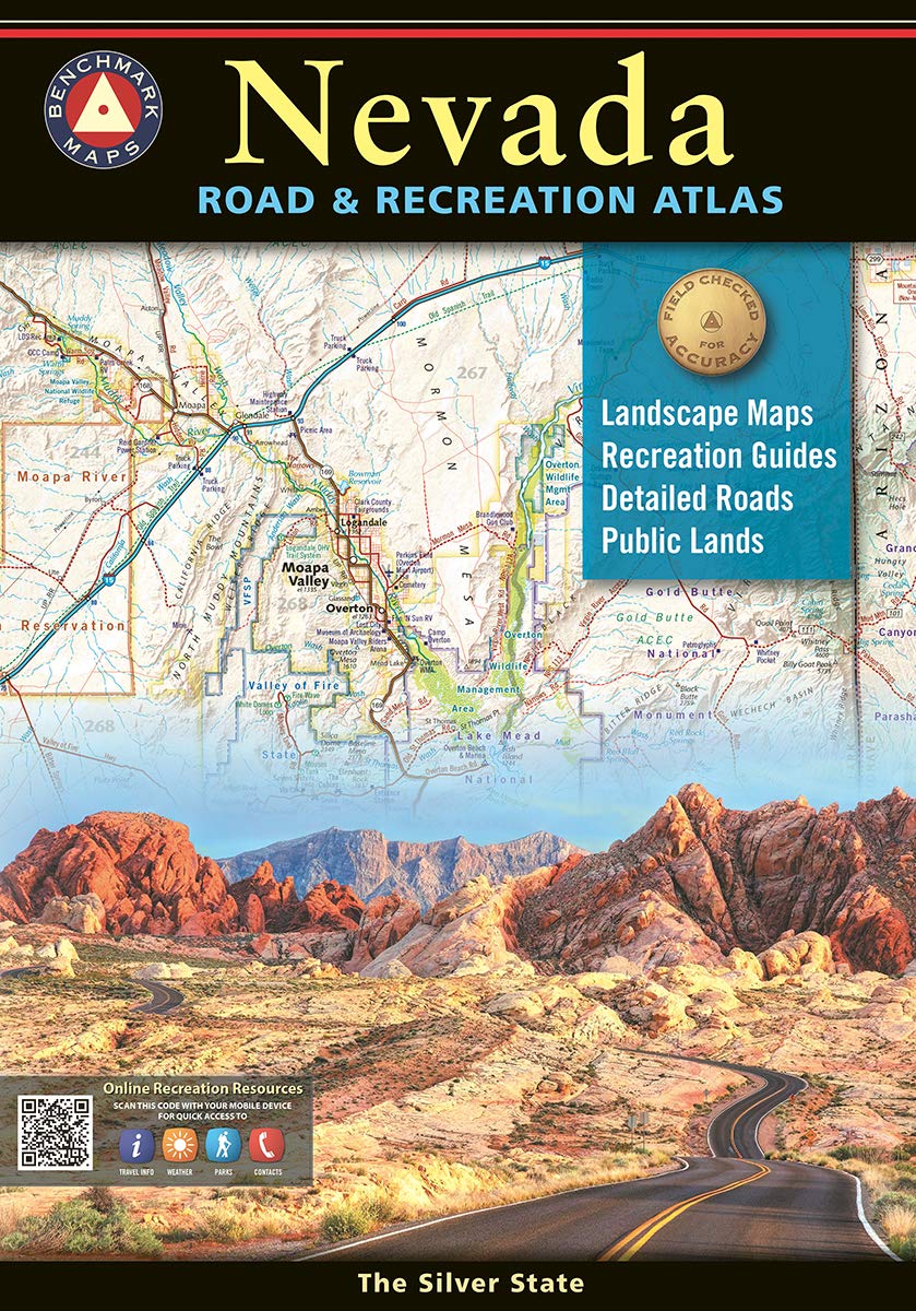 Nevada Road and Recreation Atlas - 8th Edition, 2021 (Benchmark)