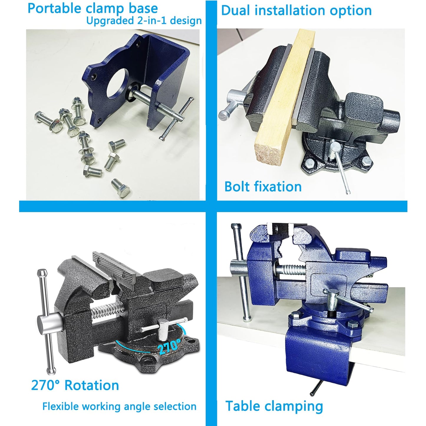 MYTEC Home Vise Clamp-On Vise,2.5"