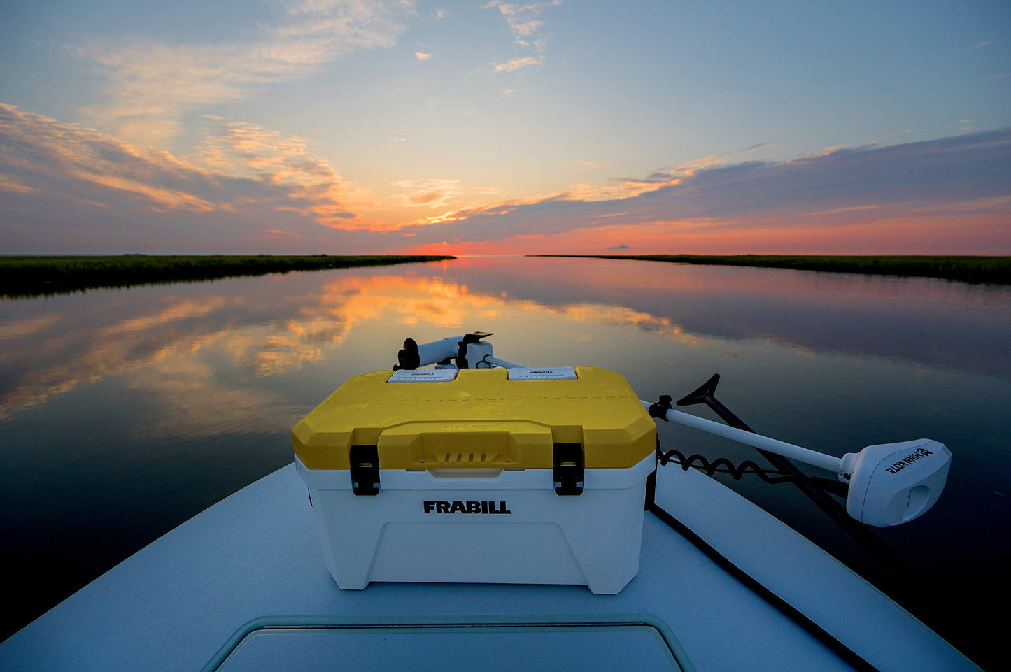 Frabill Magnum Bait Station 13 Quart Live Bait Well, White and Yellow