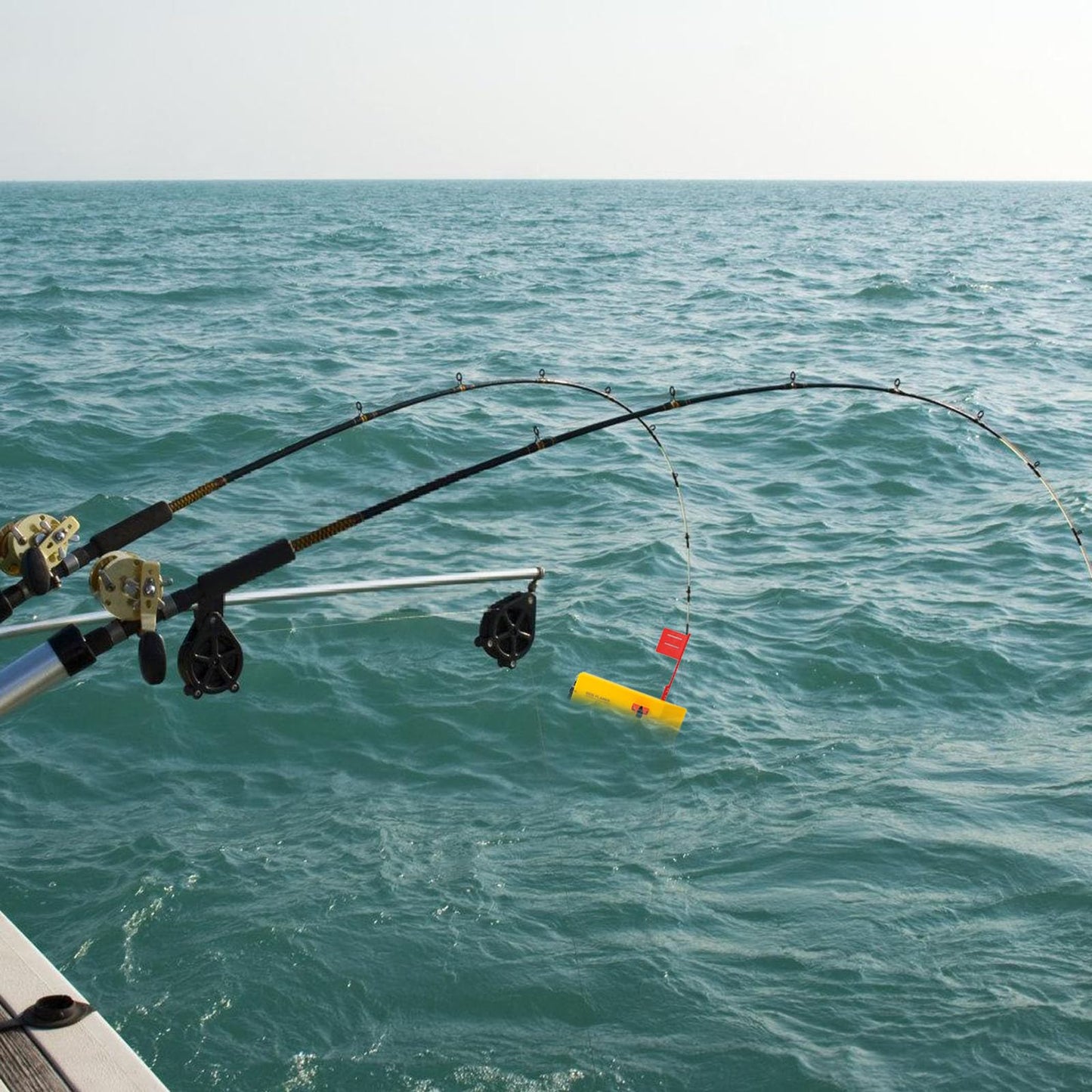 2 Pack Planer Board for Fishing, Fishing Tool Fishing in Line Side Clip Medium Side Planer Board Quick Grip Snap Release for Trolling Boat Fishing Towing, Inshore Offshore Trolling Dragging