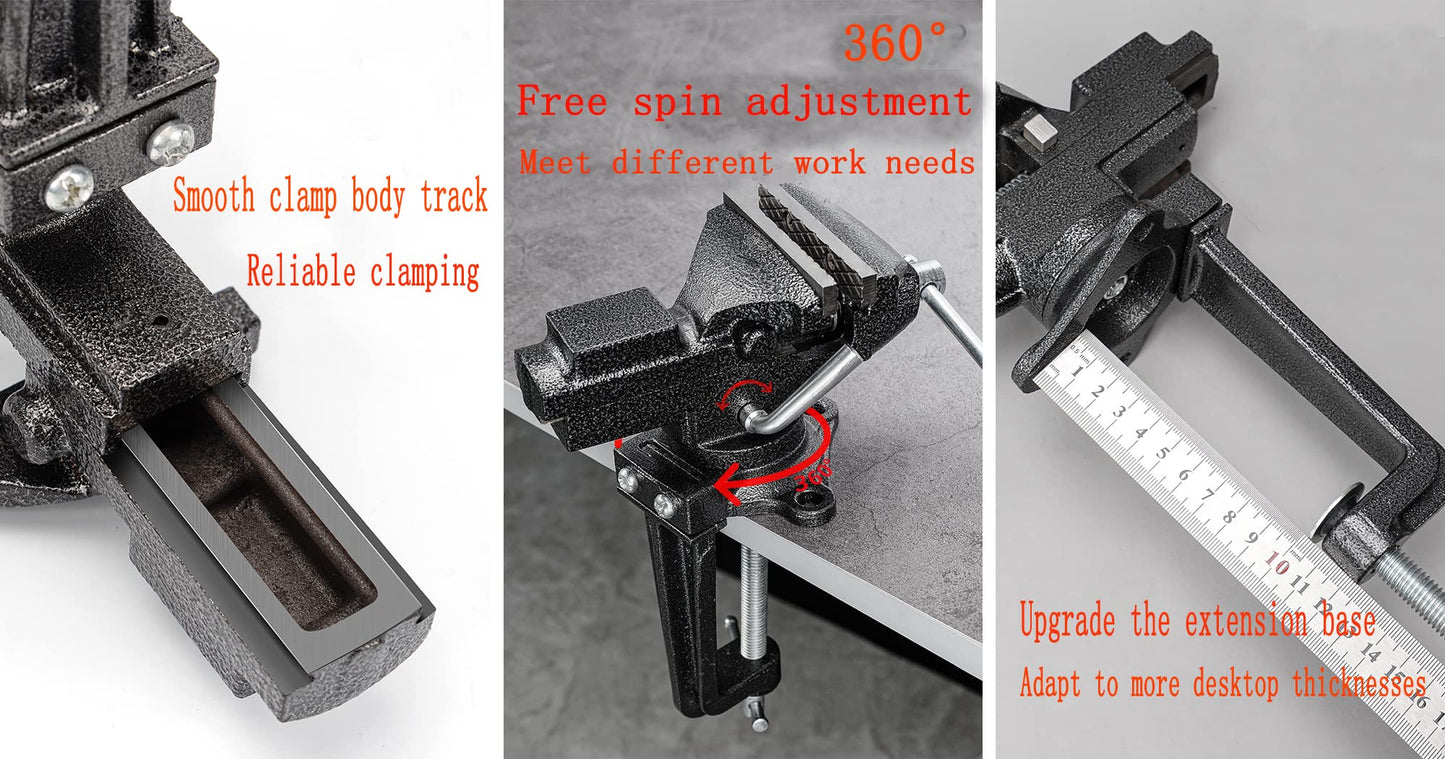 MYTEC Home Vise Clamp-On Vise,2.5"