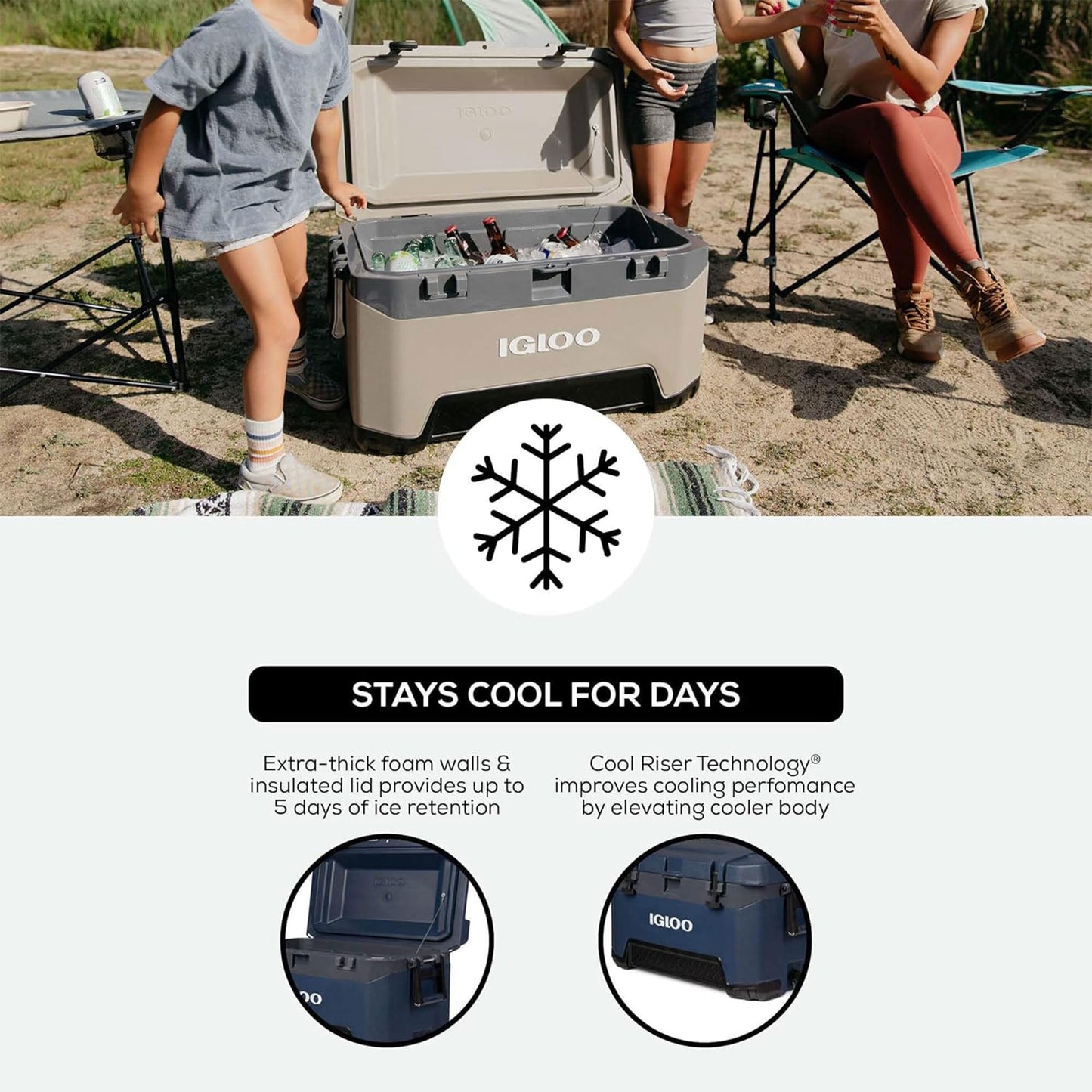 Igloo BMX 72 QT Rugged Blue