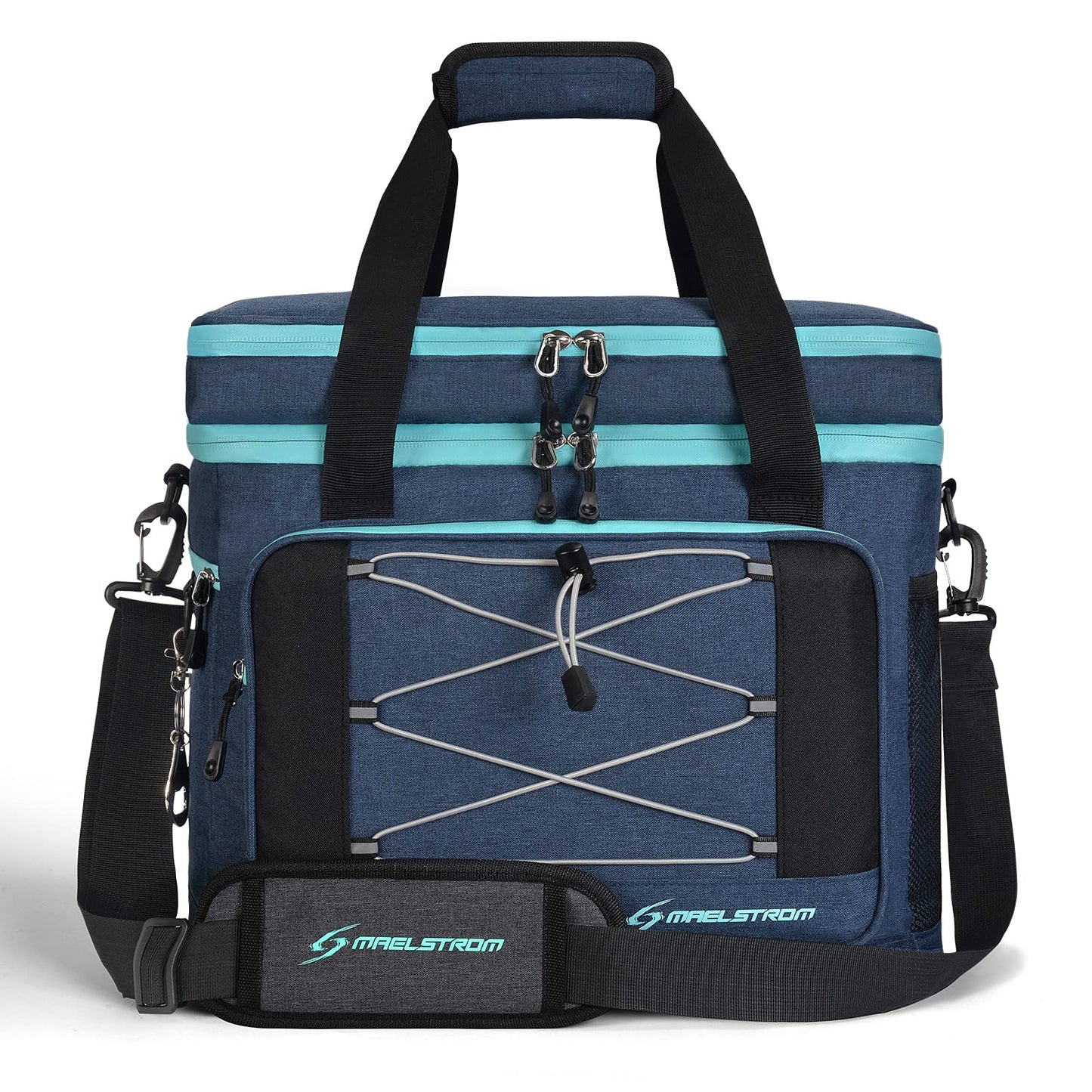 Maelstrom Soft Cooler Bag,Collapsible Soft Sided Cooler,24/30/60/75 Cans Beach Cooler,Ice Chest,Large Leakproof Camping Cooler,Portable Travel Cooler for Grocery Shopping,Camping,Road Trips