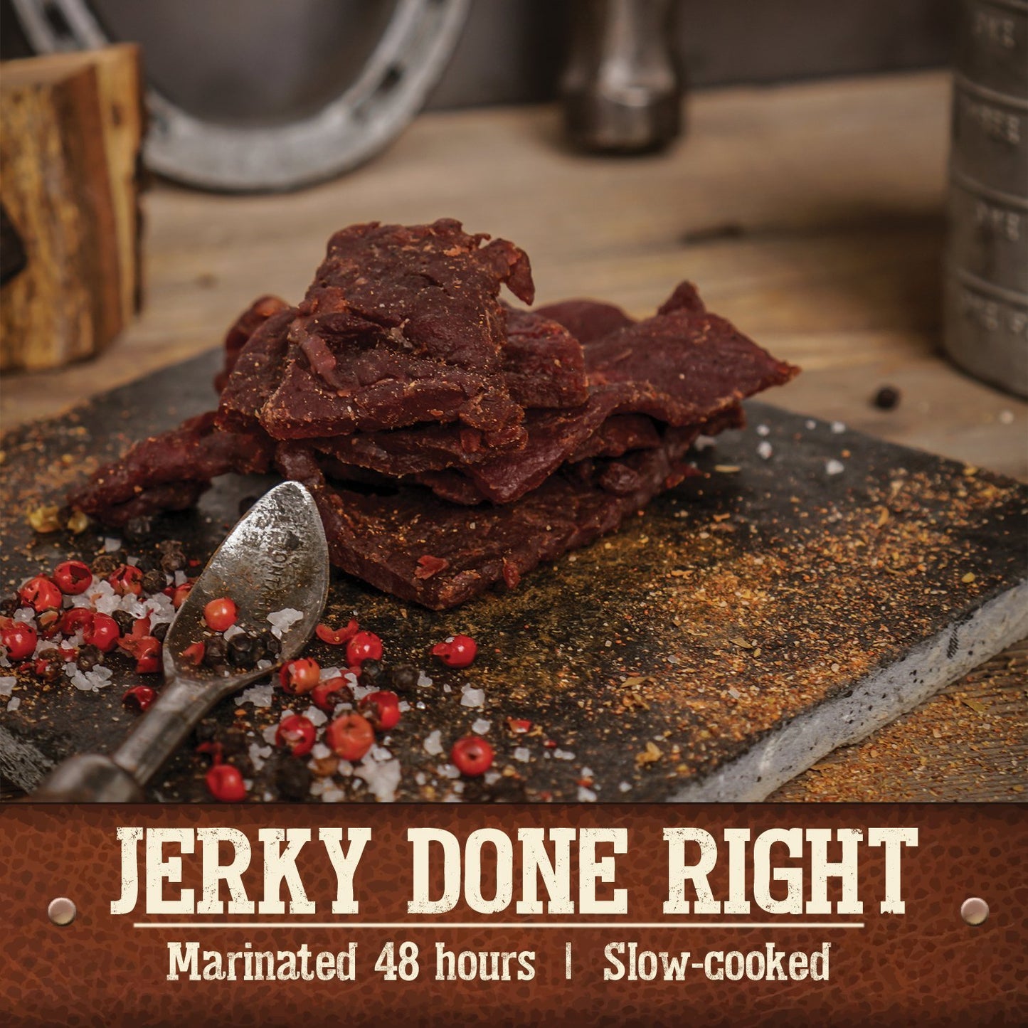 Cattleman's Cut Peppered Steakhouse Beef Jerky, 10 Ounce