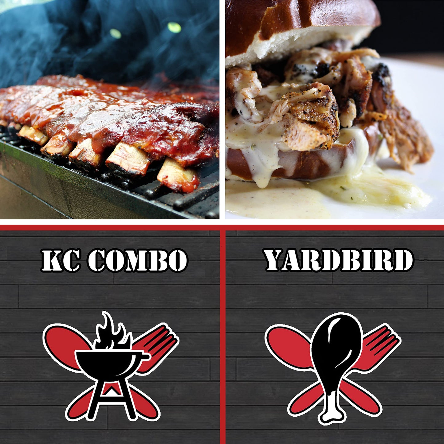THE TAILGATE FOODIE Rare Pitmaster Gourmet Seasonings | 8 pc Grill Essentials Gift Set | 6 Secret Competition BBQ Spice Blends for Ribs, Pork, Brisket, Chicken, Fish, Steak *Great Christmas Gift*