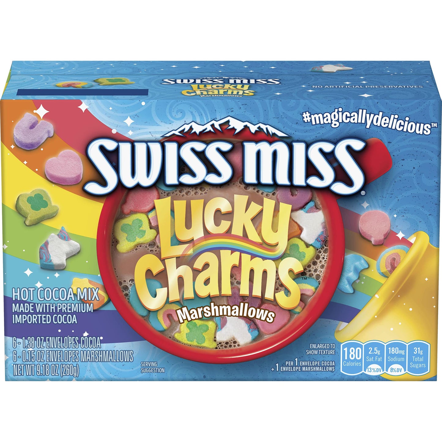 SWISS MISS Milk Chocolate Flavored Hot Cocoa Mix, 38.27 OZ Square Canister