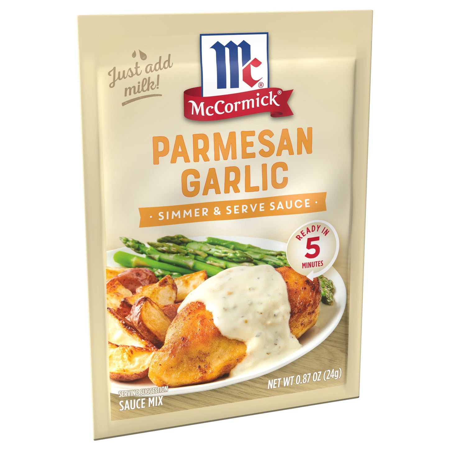 McCormick Lemon Herb Butter Simmer & Serve Sauce Mix, 0.87 oz (Pack of 12)
