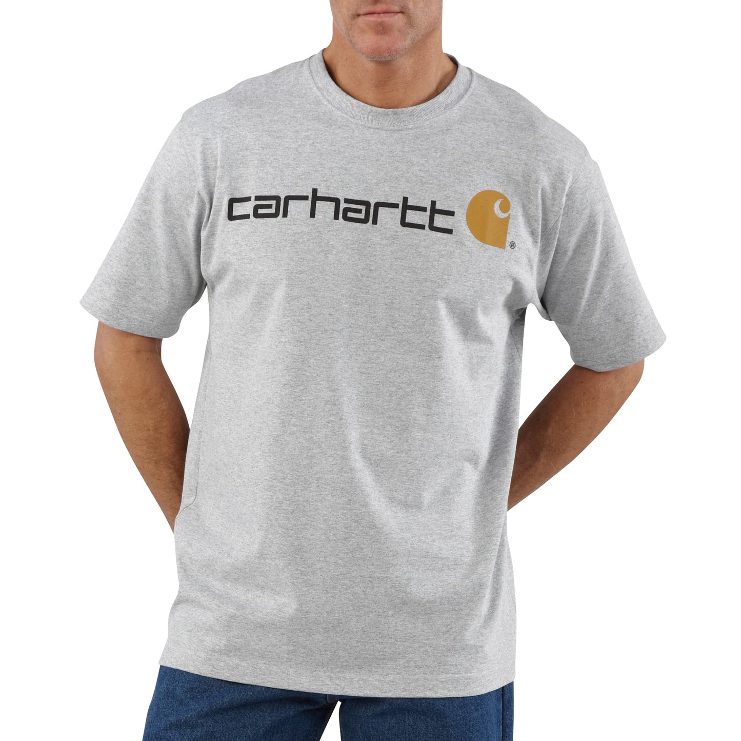 Carhartt Men's K195 Short Sleeve Logo T-Shirt