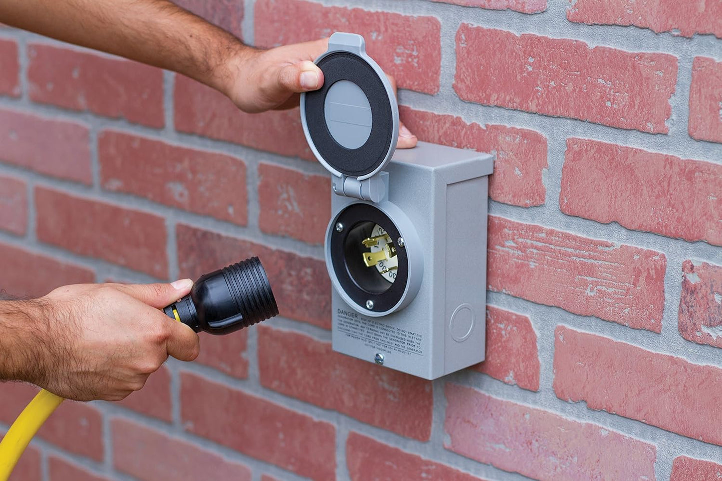 Champion Power Equipment 25-Foot 30-Amp 250-Volt Generator Power Cord for Manual Transfer Switch (L14-30P to L14-30R)