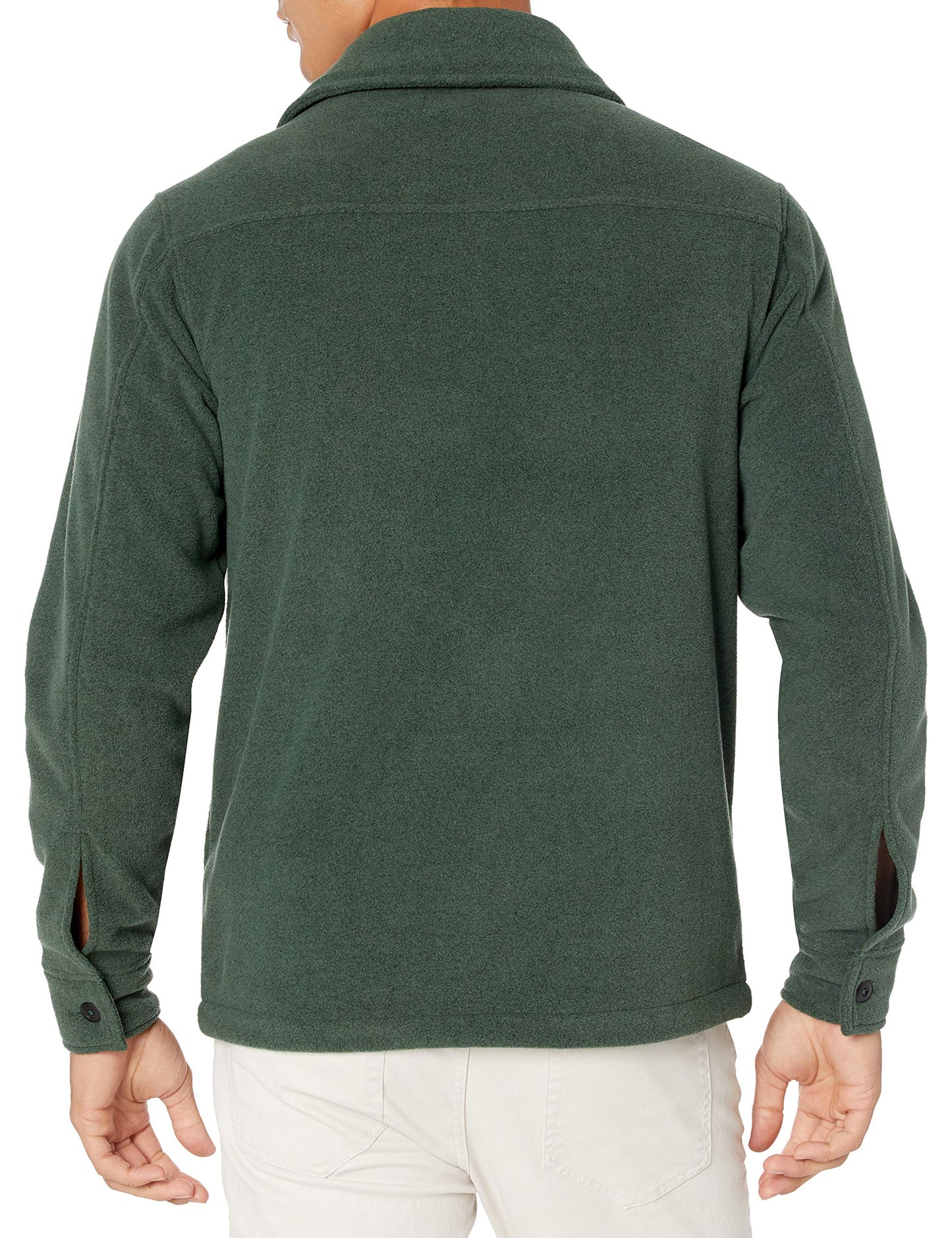 Amazon Essentials Men's Long-Sleeve Polar Fleece Shirt Jacket