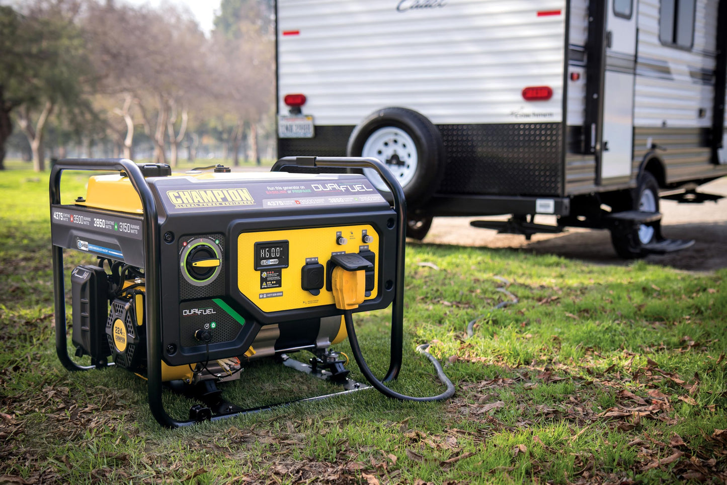 Champion Power Equipment 4375-Watt RV Ready Portable Generator with CO Shield