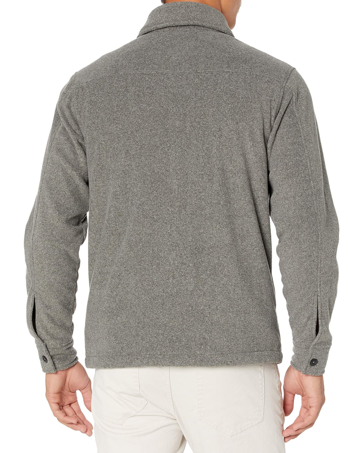 Amazon Essentials Men's Long-Sleeve Polar Fleece Shirt Jacket