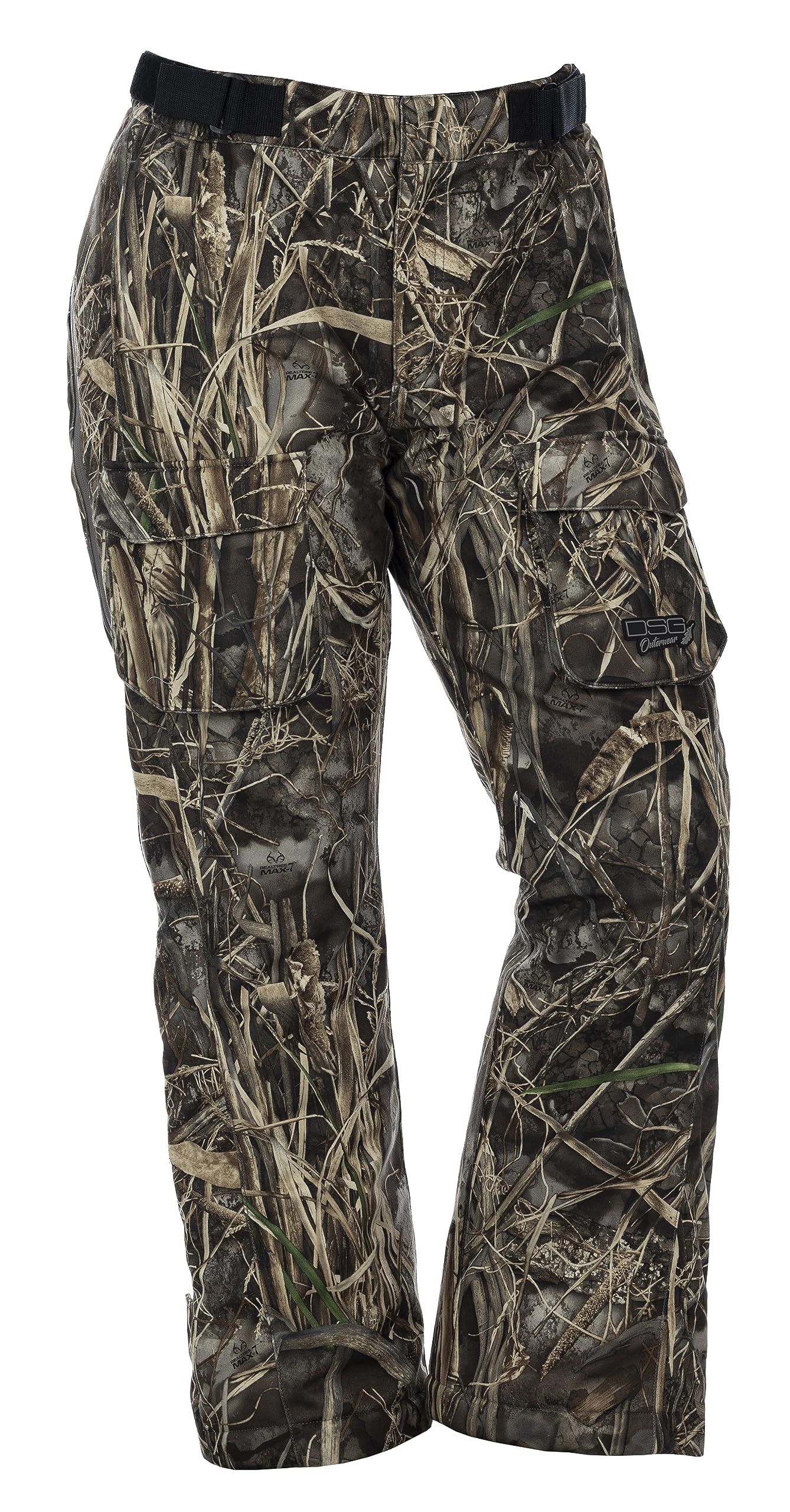 DOING SOMETHING GREAT Kylie 5.0 Camouflage Drop Seat Hunting Bibs for Women, DWR Waterproof, Thin Profile 120g Insulated