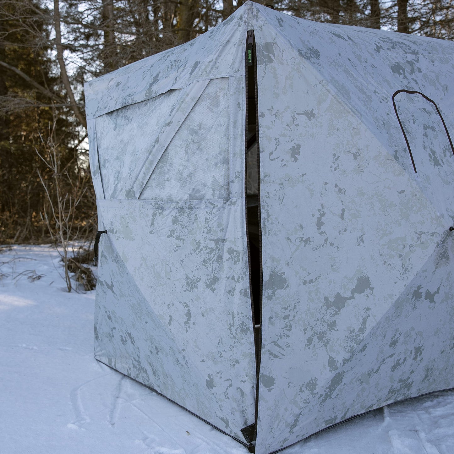 Barronett Blinds Radar Portable Hunting Blind, Pop-Up Hub Blind, Zipperless Windows, Lightweight, 2-Person, 67" x 71" x 71"