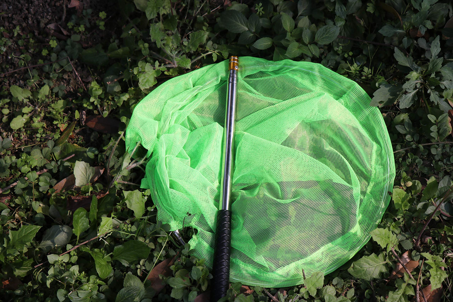 RESTCLOUD Bait Net and Fishing Landing Net with Telescoping Pole Handle Extends to 59 inches