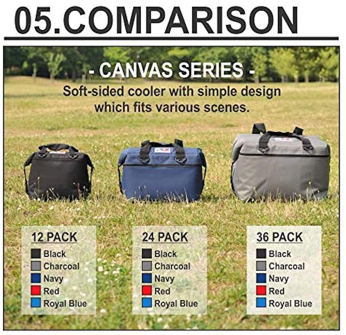 AO Coolers Original Soft Cooler with High-Density Insulation