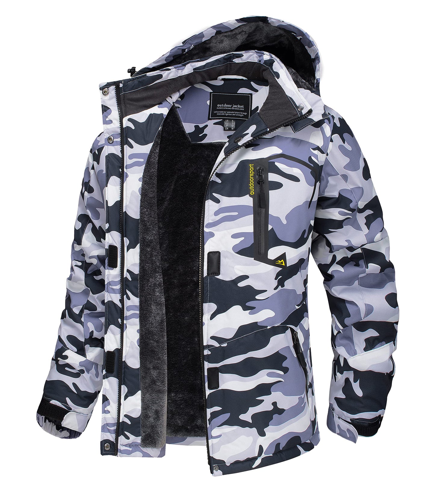 TACVASEN Women's Winter Jacket Waterproof Ski Jacket Hooded Fleece Lined Warm Snow Coat Mountain Windproof Rain Windbreaker