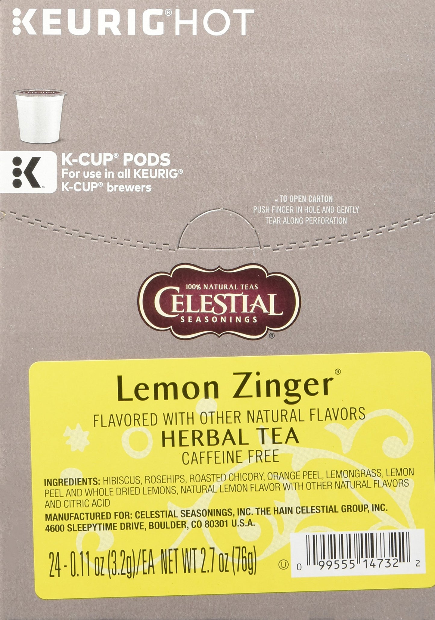 Celestial Seasonings English Breakfast Black Tea, Single-Serve Keurig K-Cup Pods, 96 Count