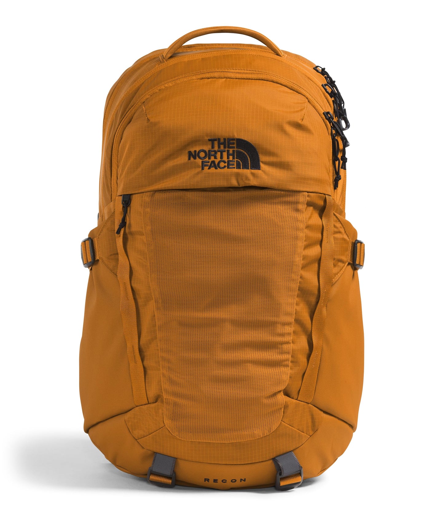 THE NORTH FACE Recon Everyday Laptop Backpack | Daypack with Water Repellent Finish, 16" Laptop Sleeve, 2 Water Bottle Pockets, TNF Black/TNF Black-NPF, One Size