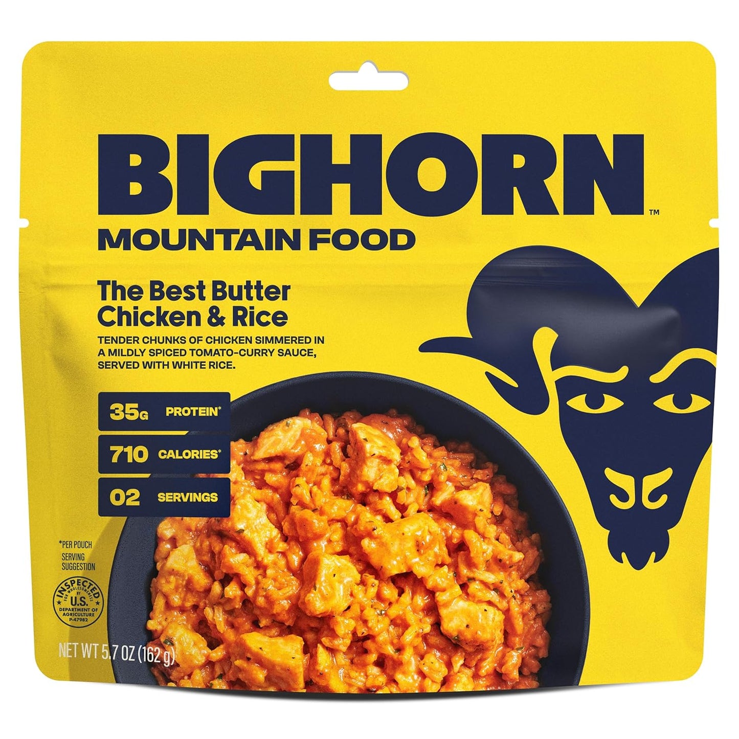 BIGHORN Mountain Food - All In Expedition Pack – contains 6 pouches | 12 servings | 211g Protein | 3,830 Calories – premium freeze dried meals - includes 1 each of our 6 entrees and 1 Insulated Coozie
