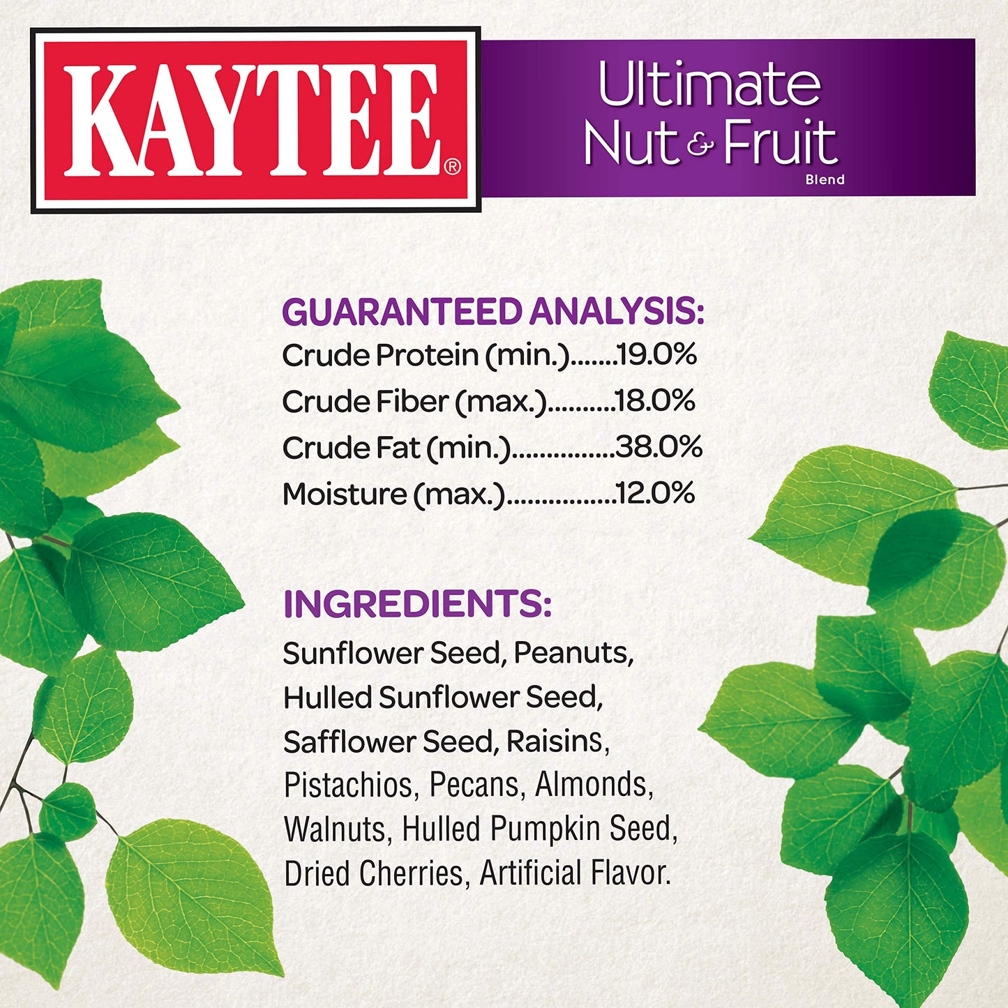 Kaytee Wild Bird Ultimate No Mess Wild Bird Food Seed For Cardinals, Finches, Chickadees, Nuthatches, Woodpeckers, Grosbeaks, Juncos and Other Colorful Songbirds, 9.75 Pound