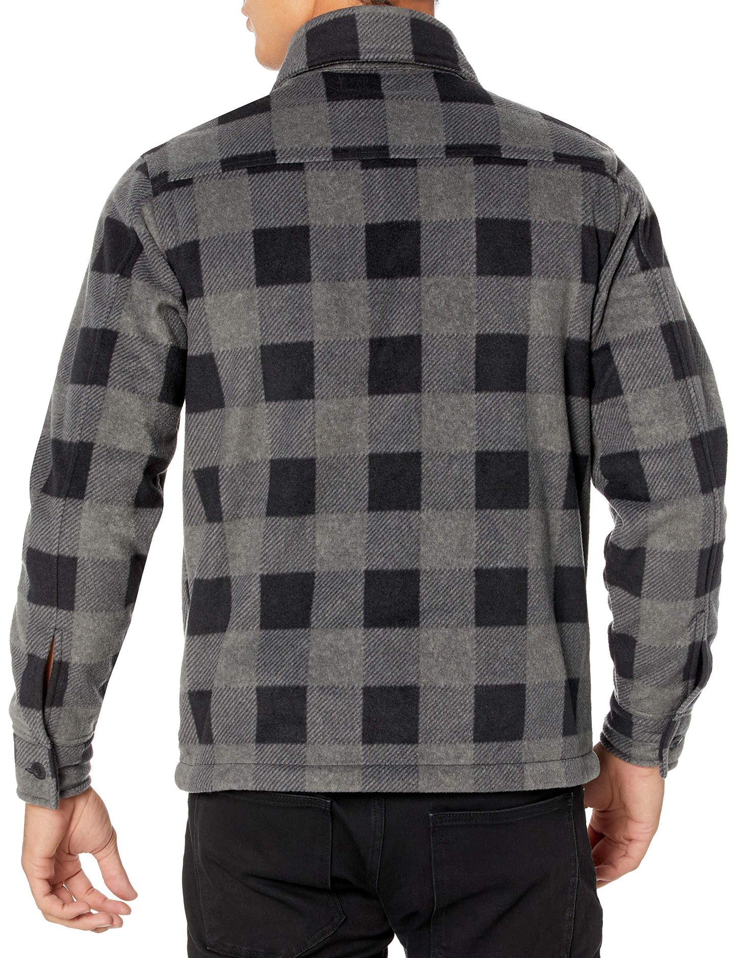 Amazon Essentials Men's Long-Sleeve Polar Fleece Shirt Jacket