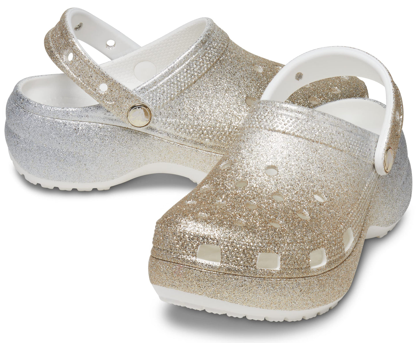 Crocs Women's Classic Platform Glitter Clog