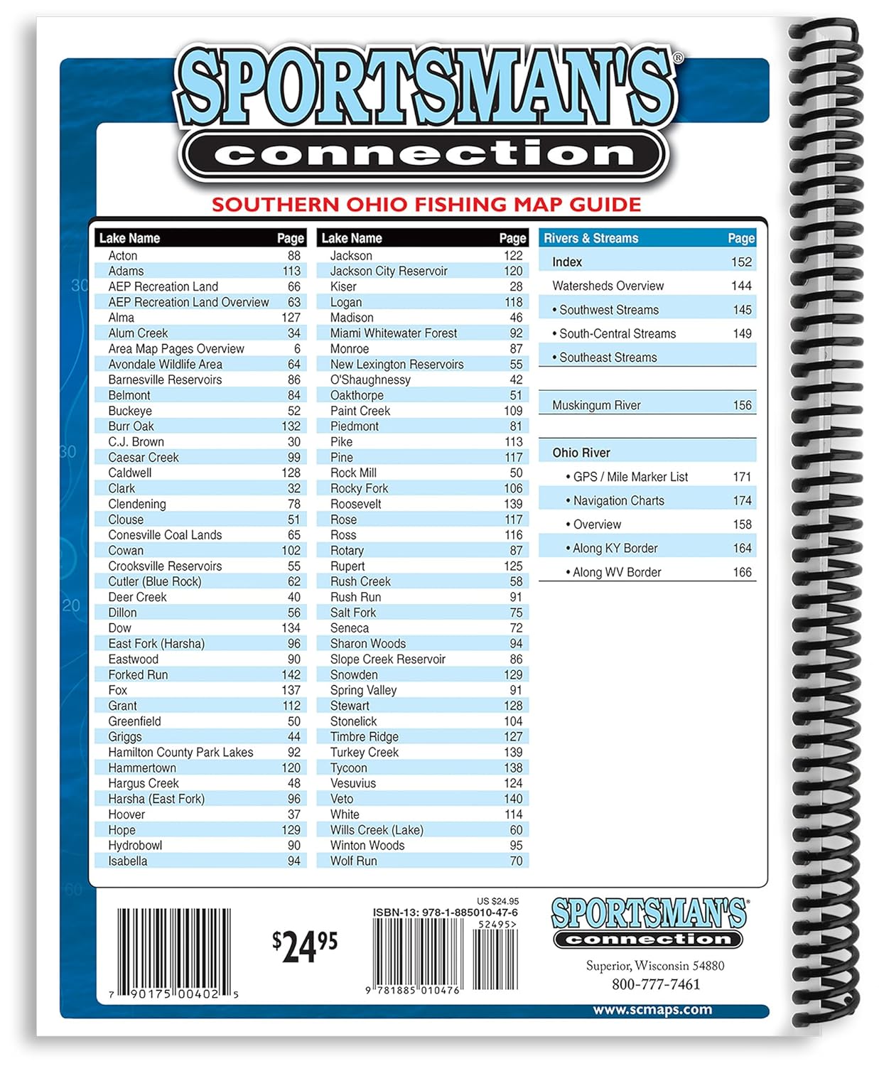 Southern Ohio Fishing Map Guide