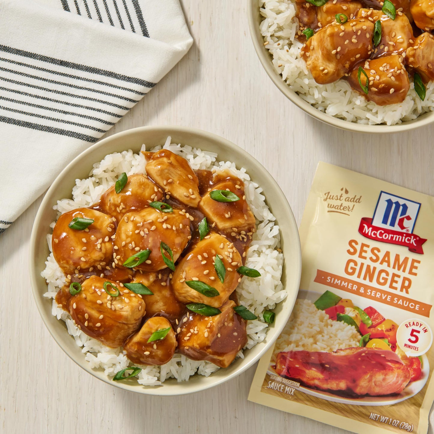 McCormick Lemon Herb Butter Simmer & Serve Sauce Mix, 0.87 oz (Pack of 12)
